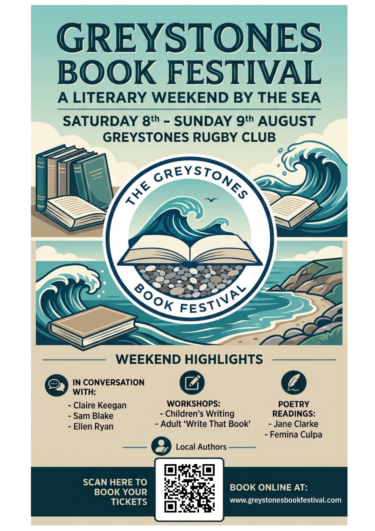 Cali: Charity Partner Greystones Book Festival 2026