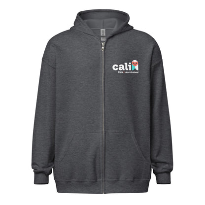 Cali Unisex heavy blend zip hoodie